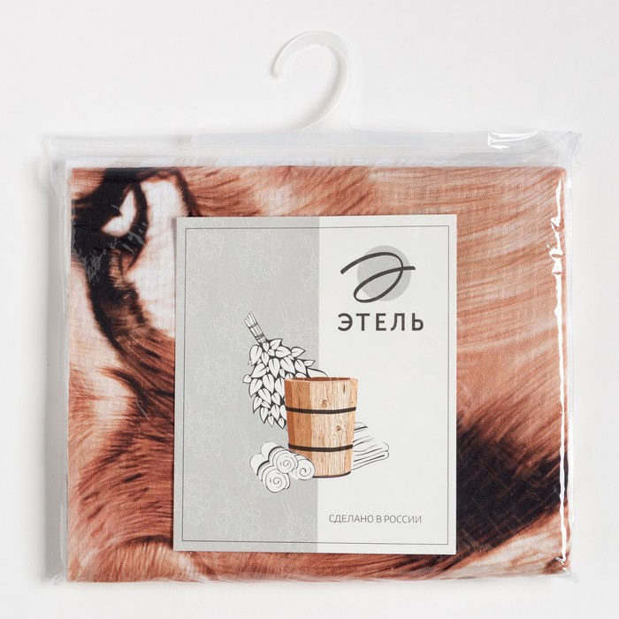 Полотенце Полотенце "Король бани" 70х146 см, 100% хлопок 160гр/м2