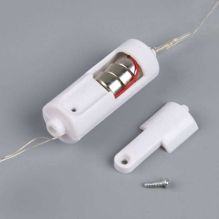 Светодиодные бусы Светодиодные бусы "Звездочки", 80 см, LED(1608)-16-4.6V, AG13x3 (в компл.), 3 режима свечение тёплое белое