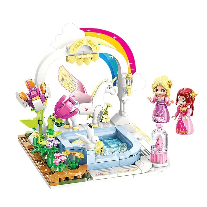 Конструктор Принцессы &laquo;Бассейн с единорогом&raquo;, 280 деталей