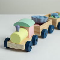 Развивающая игра &laquo;Паровозик&raquo; 3 в 1: рыбалка + каталка + сортер, 35 &times; 11 &times; 10 см