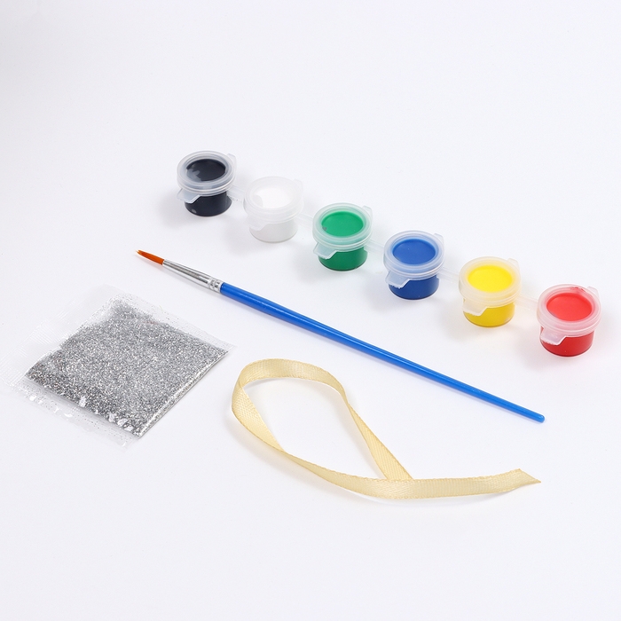 Роспись по дереву на новый год &laquo;Новогодний домик&raquo;, новогодний набор для творчества