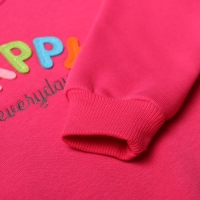 Комплект для девочки (свитшот, брюки), цвет фуксия, рост 98 см