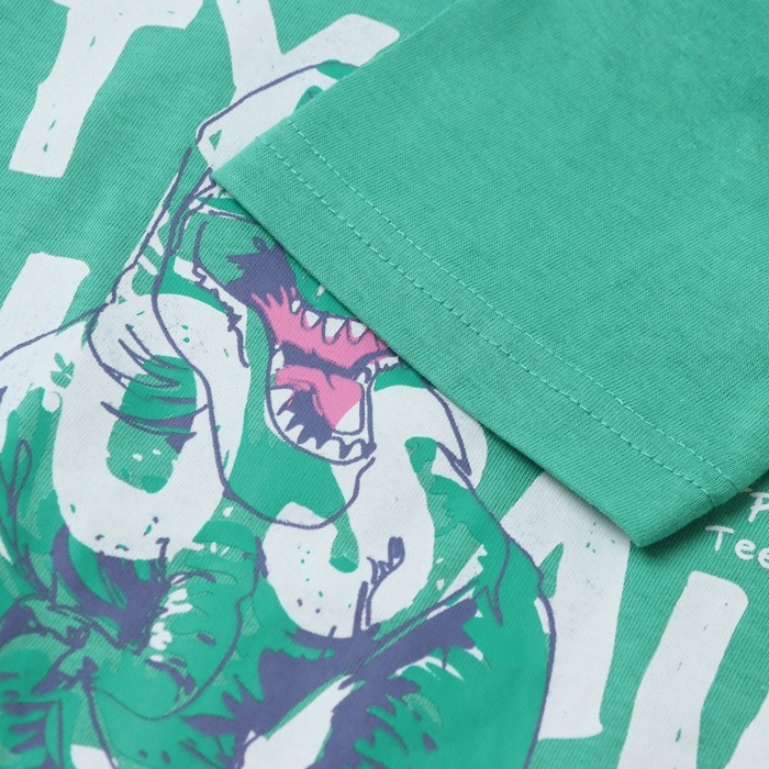 Футболка для мальчика, цвет зелёный, рост 140