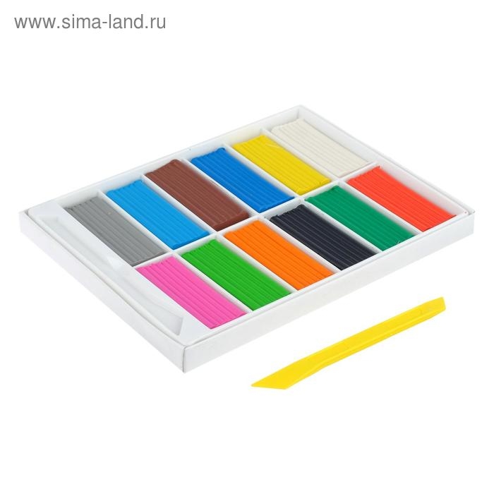 Пластилин GLOBUS Пластилин GLOBUS "Детский", 12 цветов, 180 г, мягкий