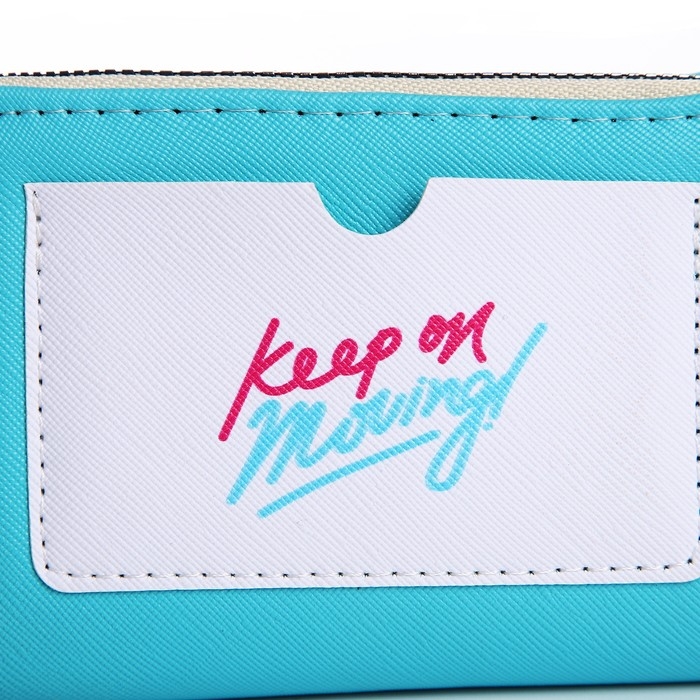 Картхолдер кошелёк Keep on moving, 12х 9,5х 2 см Картхолдер кошелёк Keep on moving, 12х 9,5х 2 см