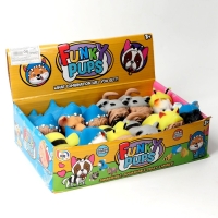 Мялка-тянучка &laquo;Собачка&raquo; с песком, одежда снимается, виды МИКС