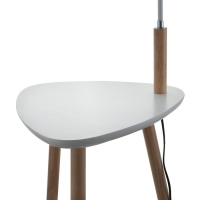 Торшер 16441/1 Е27 40Вт белый 28х28х140 см