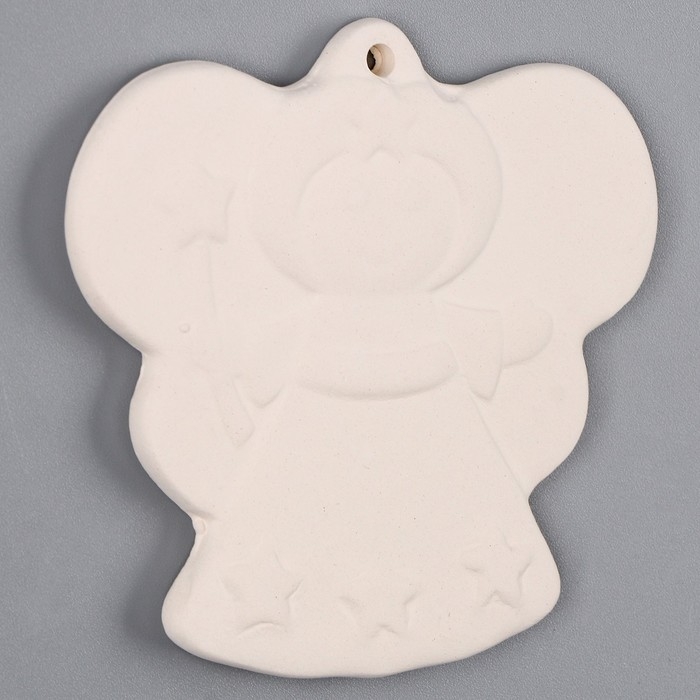 Новый год! Ёлочное украшение под раскраску &laquo;Ангелочек&raquo;, с подвесом