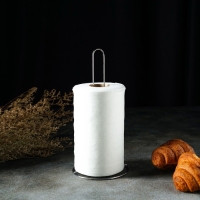 Держатель для бумажных полотенец Доляна, 13,5×13,5×28 см, цвет хром Держатель для бумажных полотенец Доляна, 13,5×13,5×28 см, цвет хром