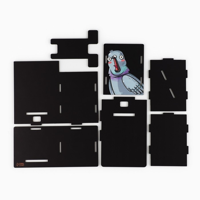 Органайзер для канцелярии с подставкой под телефон &laquo;Есть што?&raquo; голубь