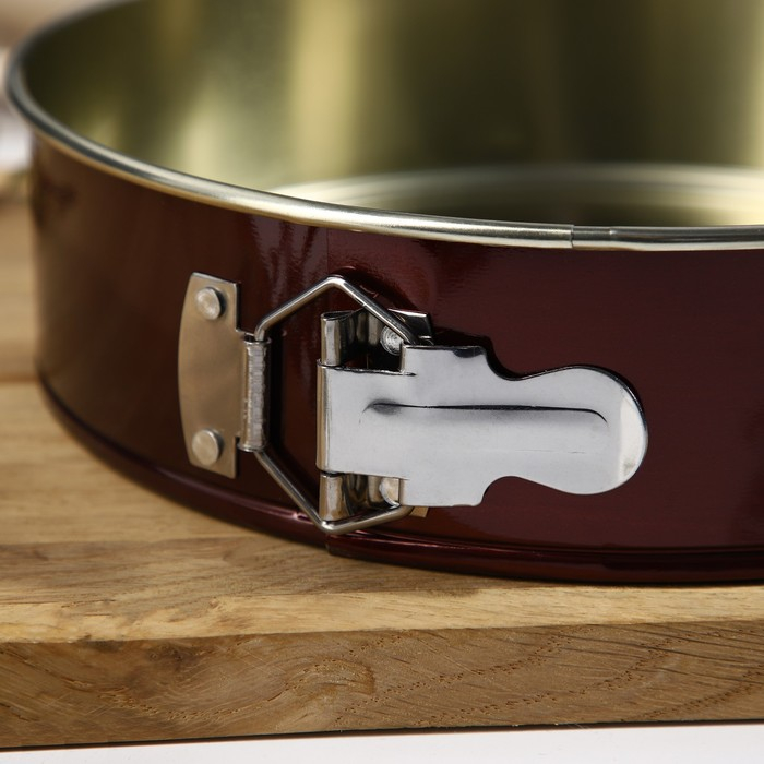 Форма для выпечки и выкладки с регулировкой размера «Никис», d=24 см, h=6 см, антипригарное покрытие, цвет микс Форма для выпечки и выкладки с регулировкой размера «Никис», d=24 см, h=6 см, антипригарное покрытие, цвет микс