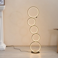 Торшер 16662/1BK LED 45Вт черный 30х30х115 см