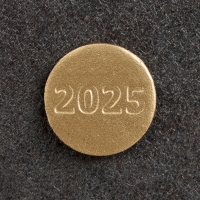 Сувенир кошельковый "Змея - круг ", олово,