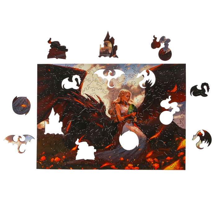 Фигурный пазл &laquo;Королева драконов&raquo;