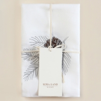 Набор салфеток с вышивкой SL HOME "Новый год" 40х40см-2 шт., лен 100% Набор салфеток с вышивкой SL HOME "Новый год" 40х40см-2 шт., лен 100%