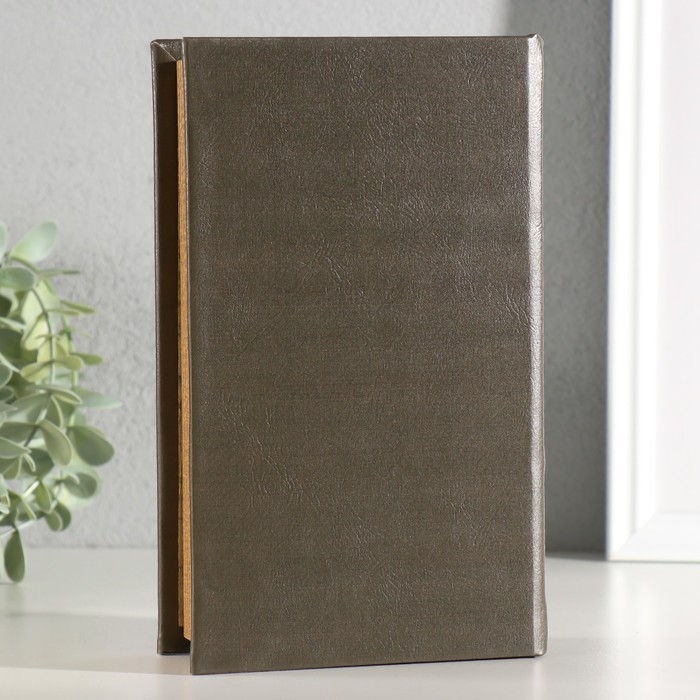 Сейф-книга дерево кожзам Сейф-книга дерево кожзам "Парусное судно" 21х13х5 см