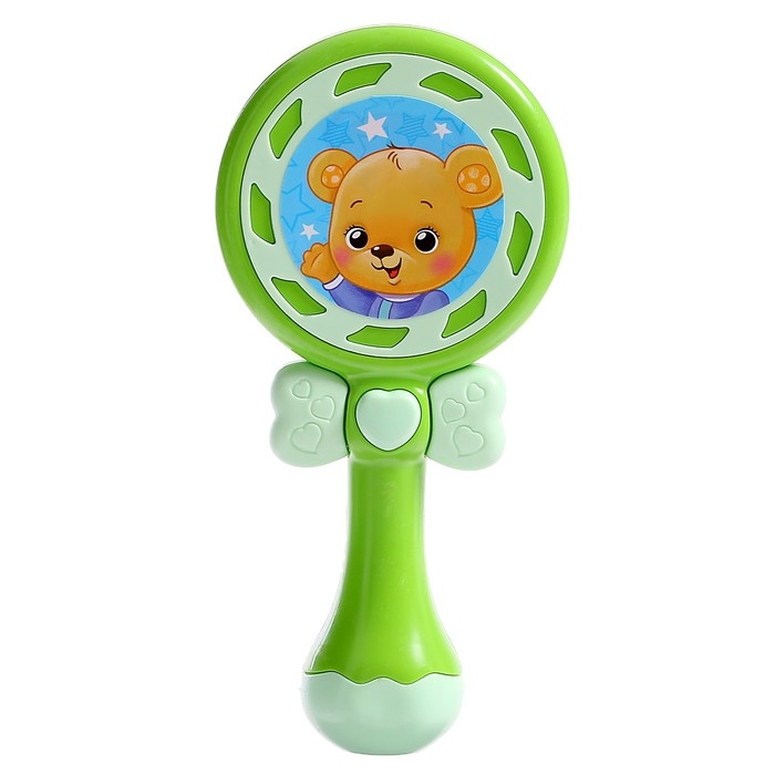 Музыкальная игрушка &laquo;Мишка Роро&raquo;, со световыми и звуковыми эффектами, цвет голубой