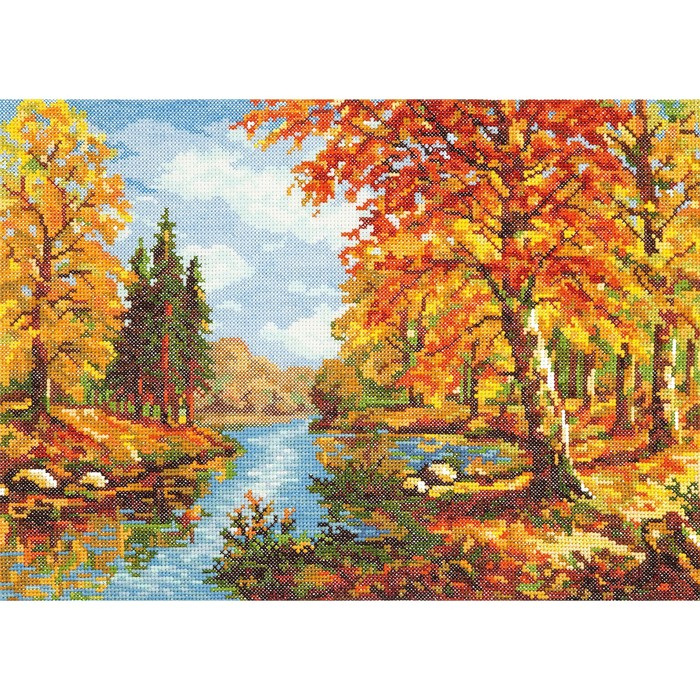 Набор для вышивания крестом &laquo;Золотая осень&raquo;