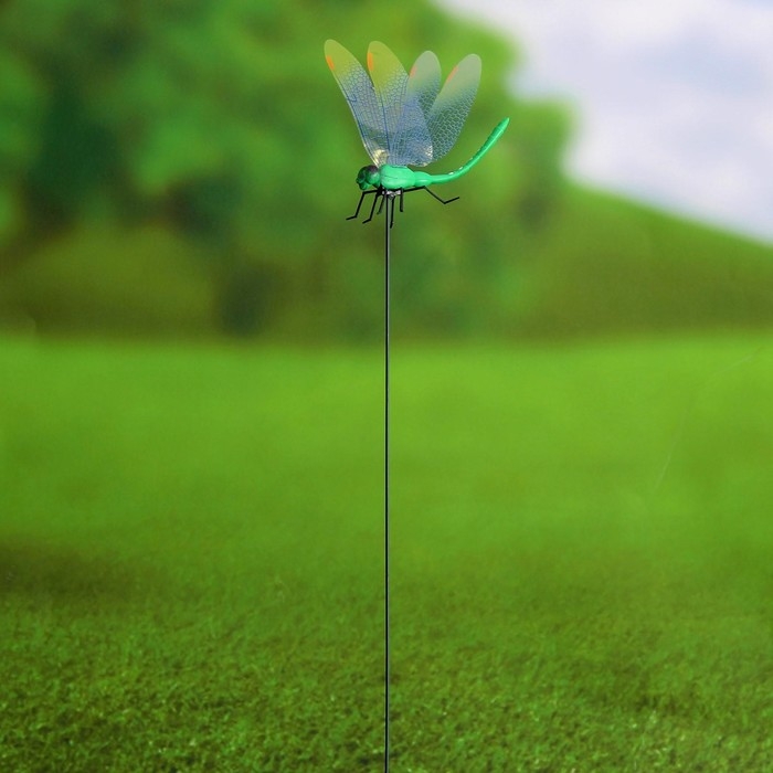 Штекер Штекер "Стрекоза Сенди" 14х9см/45см, набор 10шт, МИКС