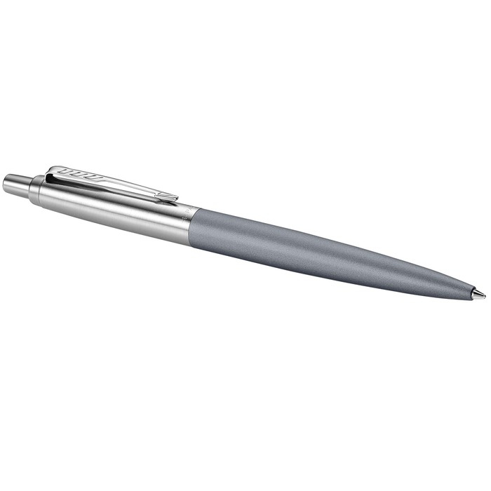 Ручка шариковая Parker Jotter XL K69 Matte Grey CT M, корпус из нержавеющей стали, синие чернила Ручка шариковая Parker Jotter XL K69 Matte Grey CT M, корпус из нержавеющей стали, синие чернила