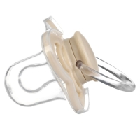 Соска - пустышка силиконовая классическая, от 0 мес., с колпачком, цвет бежевый Соска - пустышка силиконовая классическая, от 0 мес., с колпачком, цвет бежевый