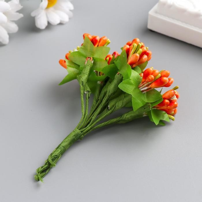 Декор для творчества Декор для творчества " Цветы" МИКС 9 см (1 набор=1 букету) в букете 12 цветов