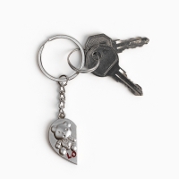 Брелок для ключей парный, &laquo;Люблю тебя&raquo;, металл, 9 х 14 см