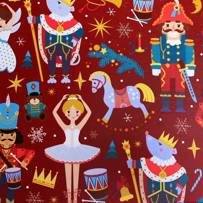 Набор подарочных коробок 5 в 1 &laquo;Щелкунчик&raquo;, 32,5 х 20 х 12,5 - 22 х 14 х 8,5 см, Новый год