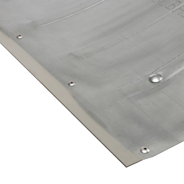 Движок для уборки снега, оцинкованный ковш 430 &times; 750 мм, металлическая планка, металлическая ручка цвет МИКС