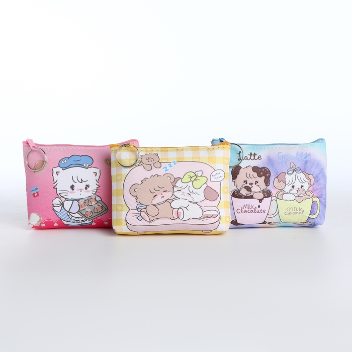 Кошелёк детский на молнии &laquo;Выбражулька&raquo;, цвет МИКС