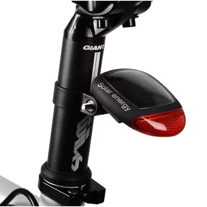 Фонарь велосипедный задний аккумуляторный, водонепроницаемый, 2 диода, 3 режима