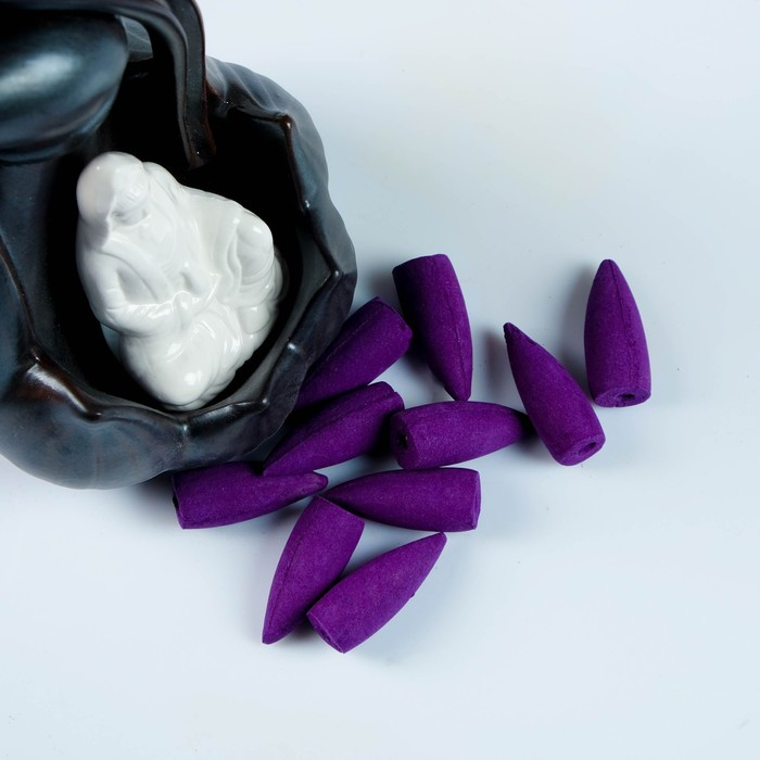 Подставка для благовоний Подставка для благовоний "Лотос в руке" 10х10х23см