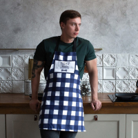 Фартук "Доляна" Best man 70х60 см, рогожка,100% хлопок, 160г/м2