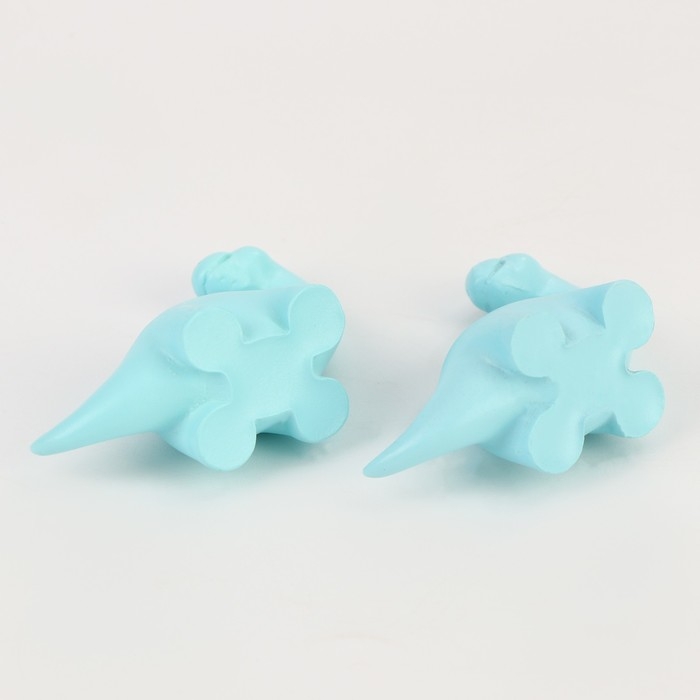 Миниатюра кукольная «Динозаврик», набор 2 шт., размер 1 шт. — 3,5 × 5 × 2 см, цвет голубой Миниатюра кукольная «Динозаврик», набор 2 шт., размер 1 шт. — 3,5 × 5 × 2 см, цвет голубой