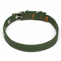 Ошейник брезентовый двухслойный, 52 х 2 см, хаки Ошейник брезентовый двухслойный, 52 х 2 см, хаки