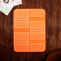 Коврик туристический складной &laquo;У костра&raquo;, 38 х 27 см, цвет оранжевый