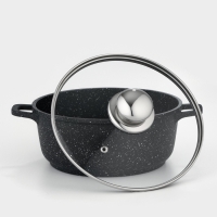 Кастрюля Доляна &laquo;Элит&raquo;, 2 л, d=20 см, h=9 см, антипригарное покрытие