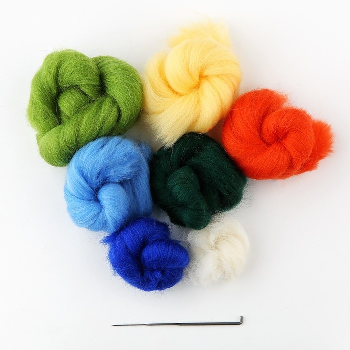 Валяние из шерсти. Картина &laquo;Хранитель сокровищ&raquo;, А4, набор для творчества