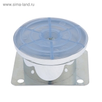 Опора мебельная 50*40 мм (В-140) 0,6 мм, хром /100/ Опора мебельная 50*40 мм (В-140) 0,6 мм, хром /100/