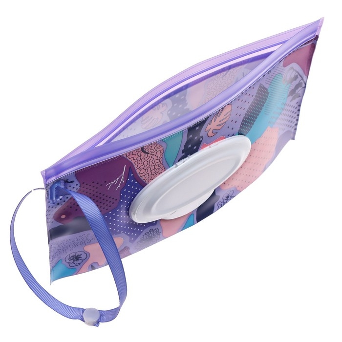 Контейнер для салфеток с петелькой «Абстракция», цвет МИКС Контейнер для салфеток с петелькой «Абстракция», цвет МИКС