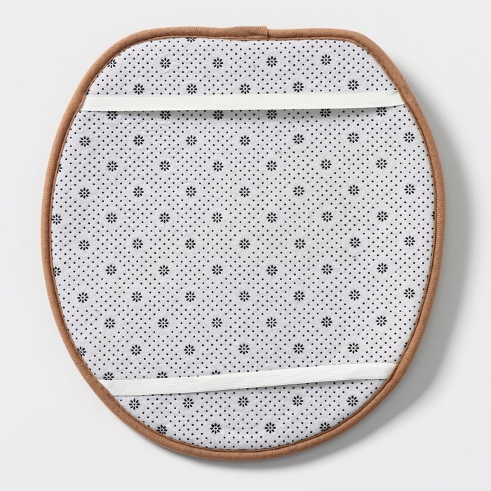 Коврики для ванной и туалета Доляна, 3 шт: 36&times;43 см, 40&times;50 см, 50&times;80 см, цвет бежевый