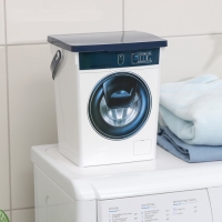 Контейнер для стирального порошка RICCO, 5 л, 19,6&times;16,7&times;23 см, МИКС