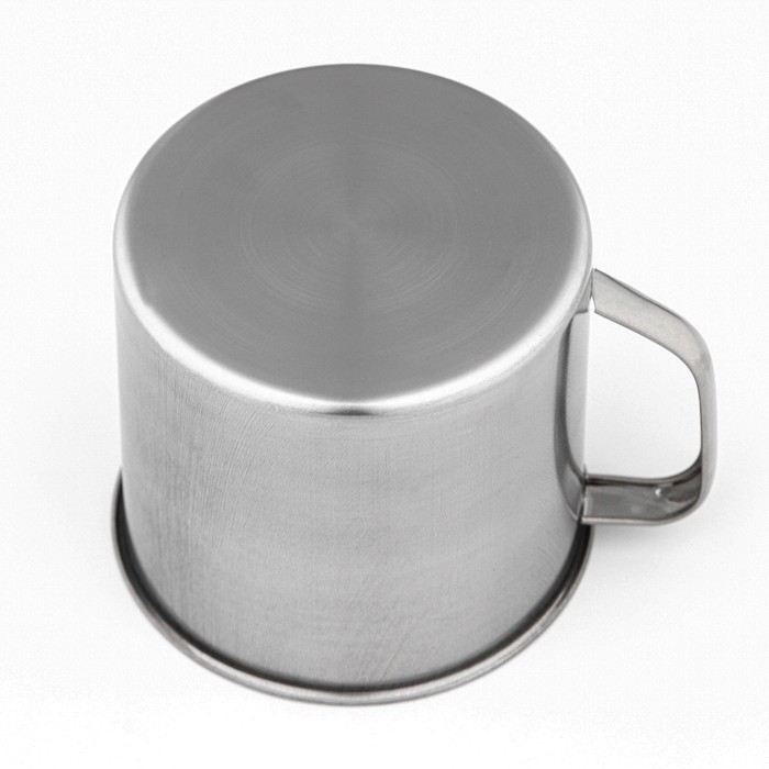 Кружка из нержавеющей стали &laquo;Мэйли&raquo;, 900 мл, d=12 см, цвет хромированный