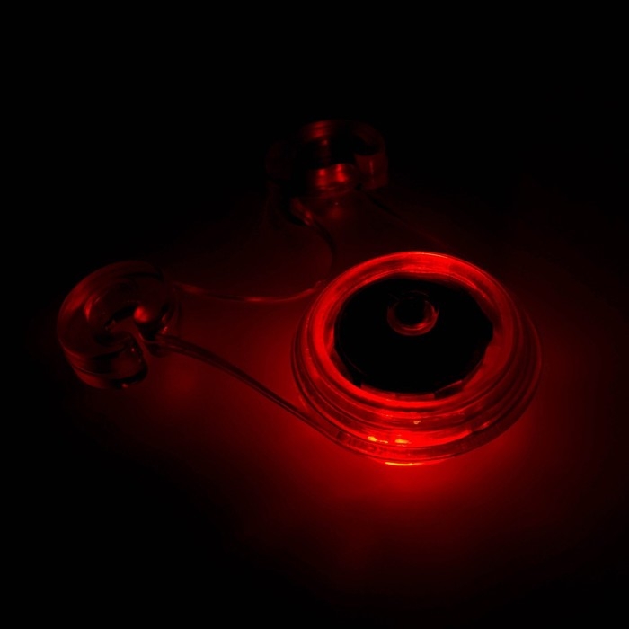 Фонарь велосипедный задний "Мастер К", 1 диод, 3 режима, CR2032, красный