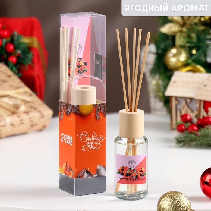 Диффузор ароматический Диффузор ароматический "Модерн", 50 мл, ягодный, "Богатство Аромата"