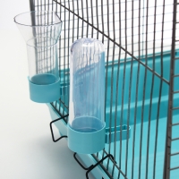 Клетка для птиц "Пижон" №104-Б, разборная, 2 секции, 58 х 40 х 88см, бирюзовая Клетка для птиц "Пижон" №104-Б, разборная, 2 секции, 58 х 40 х 88см, бирюзовая