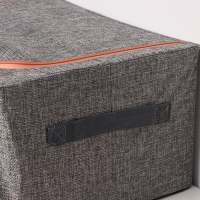 Кофр для хранения вещей Доляна &laquo;Моне&raquo;, 39&times;29&times;20 см, цвет серый