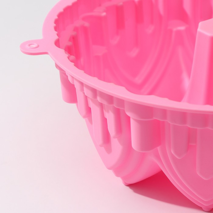 Форма для выпечки Доляна «Немецкий кекс. Замок», силикон, 22×8 см, цвет МИКС Форма для выпечки Доляна «Немецкий кекс. Замок», силикон, 22×8 см, цвет МИКС