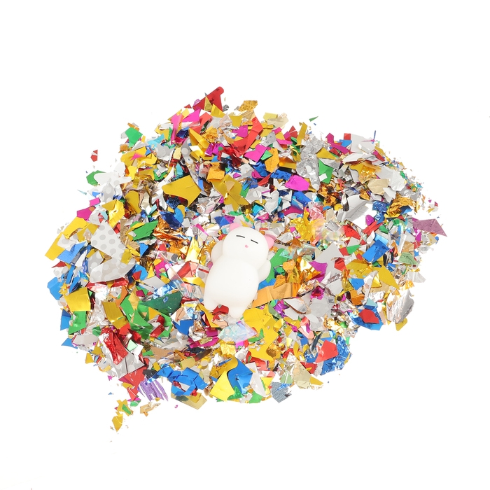 Хлопушка пневматическая Хлопушка пневматическая "Котик" 30см серпантин+ мялка