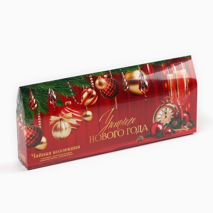 Новый год! Чай чёрный, коллекция «Уютного нового года», 4 новогодних вкуса (20 г x 4 шт) Новый год! Чай чёрный, коллекция «Уютного нового года», 4 новогодних вкуса (20 г x 4 шт)